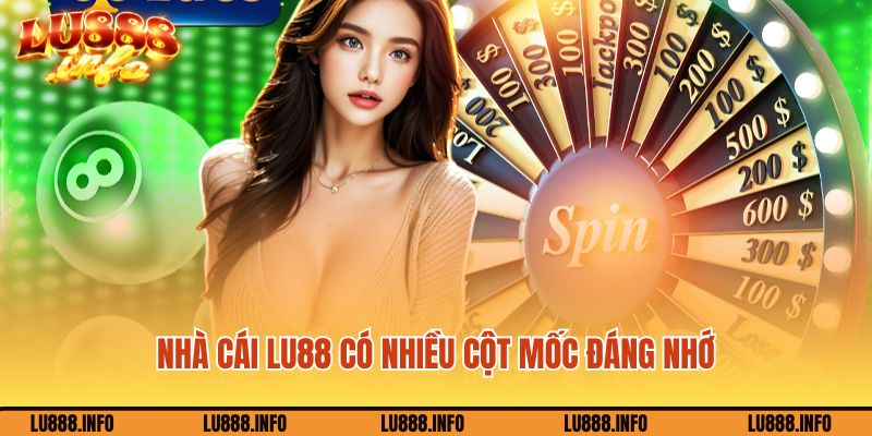 Nhà cái Lu888 có nhiều cột mốc đáng nhớ