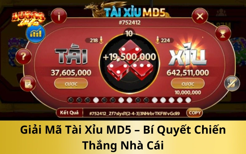 Giải Mã Tài Xỉu MD5 – Bí Quyết Chiến Thắng Nhà Cái