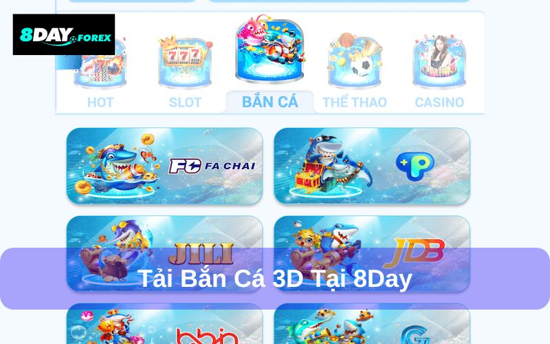 Hướng dẫn tải Bắn Cá 3D tại 8Day